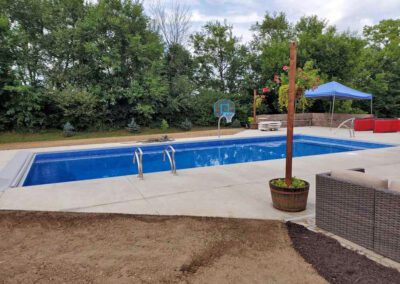 Vinyl inground pool project